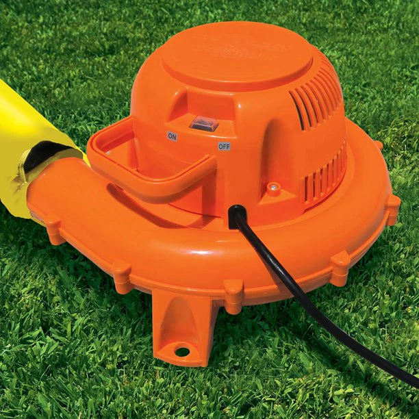 Banzai Sidewinder Falls inflatable water park play pool with slides and blower