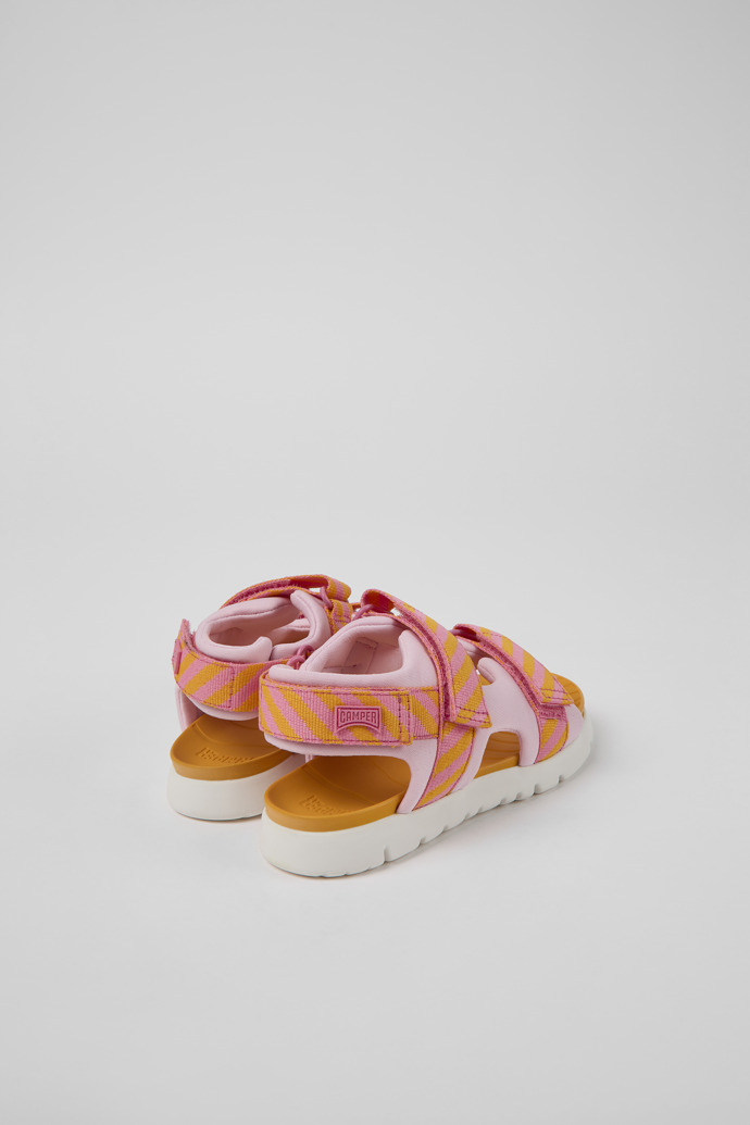 Oruga Multicolored textile sandals for children