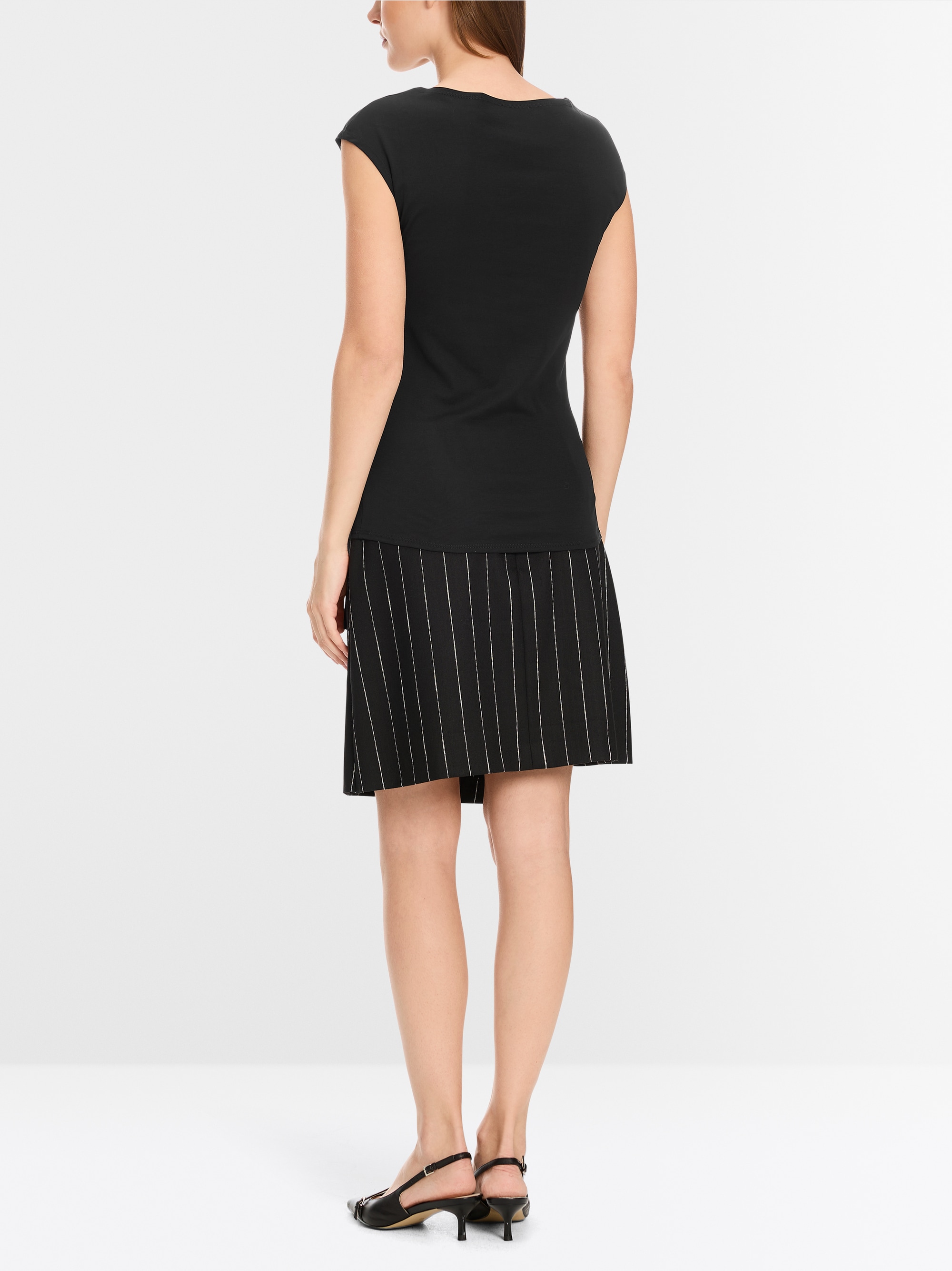 Marc-Cain basic top with a wide neckline