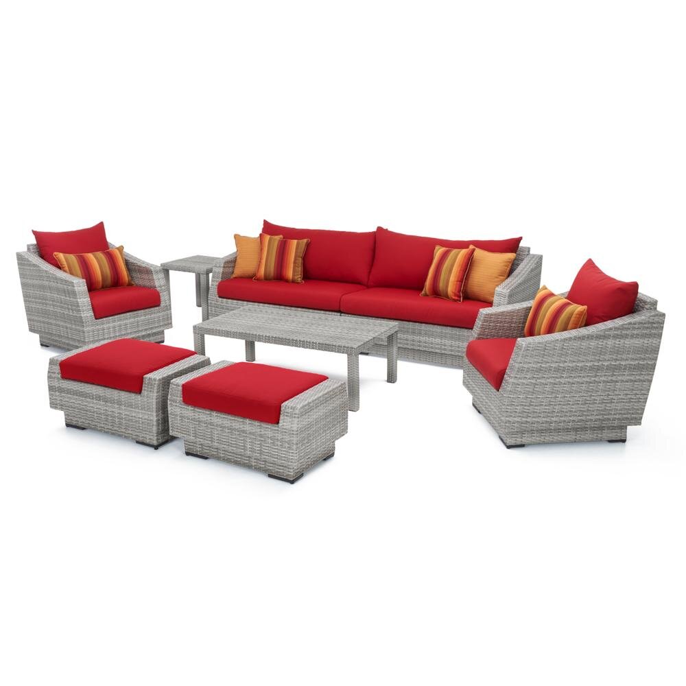 Rittenhouse 7 - Person Seating Group with Cushions