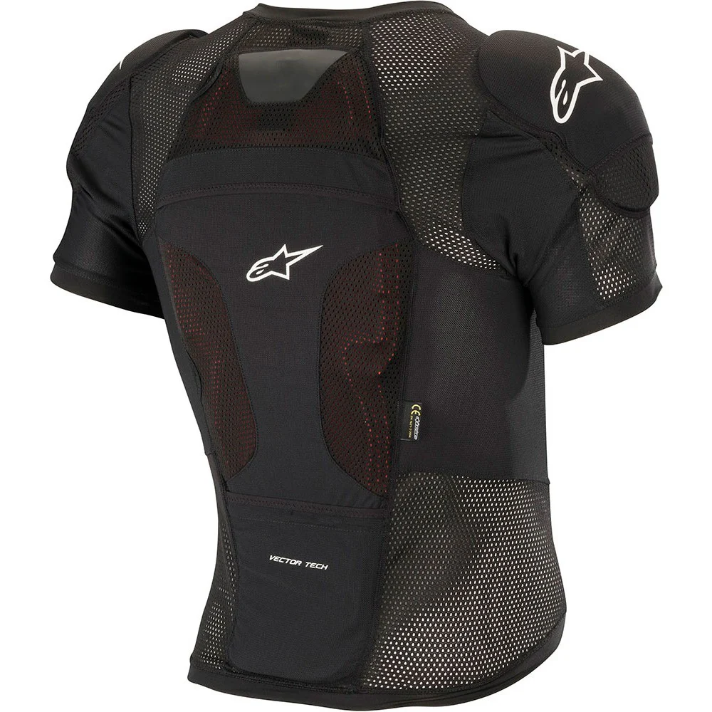 PETO ALPINESTARS VECTOR TECH SHORT SLEEVE - NEGRO