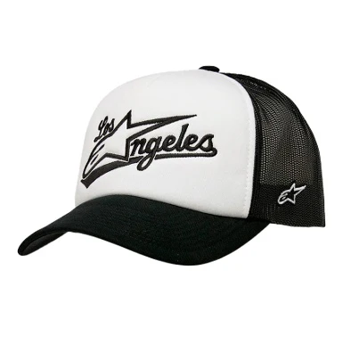 ALPINESTARS LOS ANGELES FOAM TRUCKER CAP WHITE / BLACK