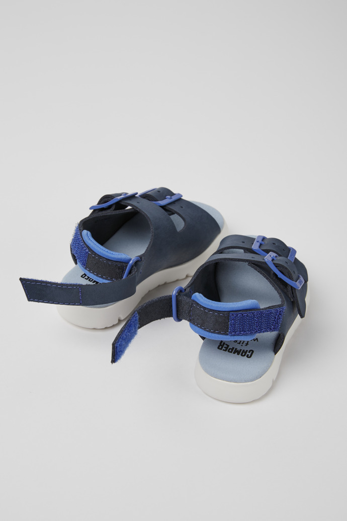 Caterpillar Blue Leather Sandals for Boys